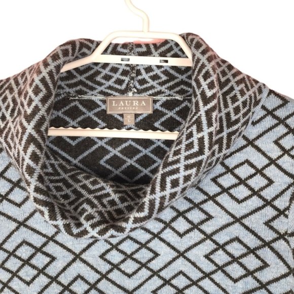 Laura Petites cowl neck turtleneck sweater size L - Picture 7 of 7